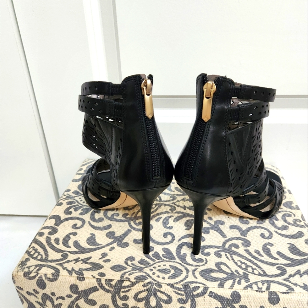 NEW Sam Edelman Alysia Leather Heels - Picture 4 of 8